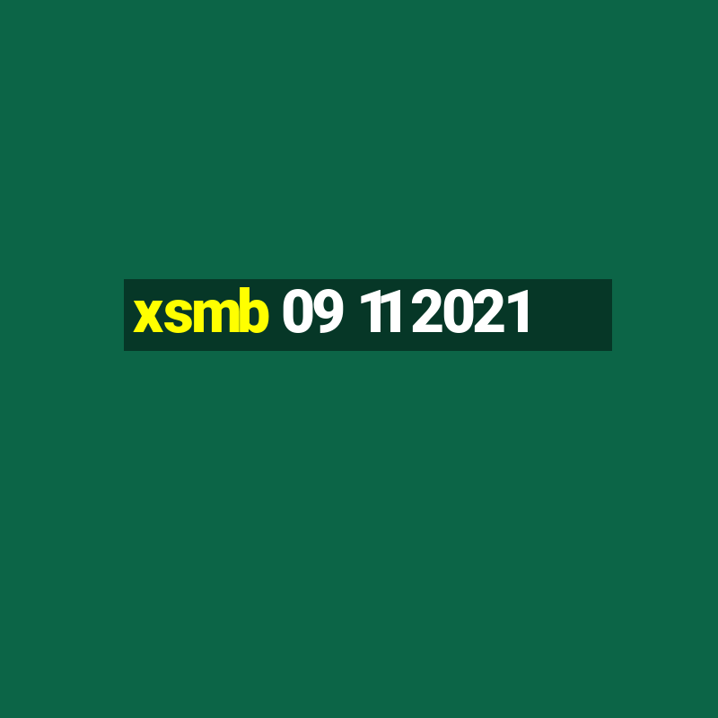 xsmb 09 11 2021