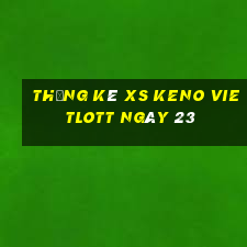 Thống kê XS Keno Vietlott ngày 23