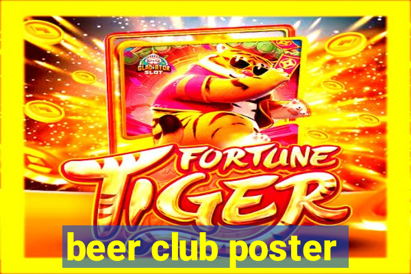 beer club poster