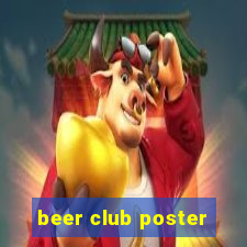 beer club poster