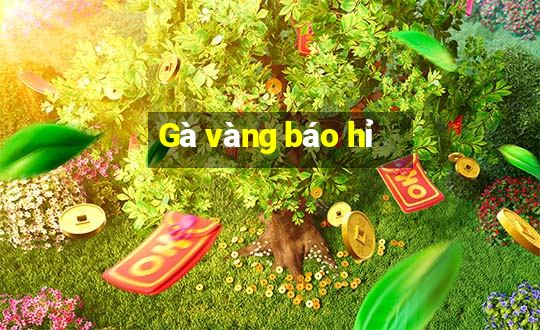 Gà vàng báo hỉ