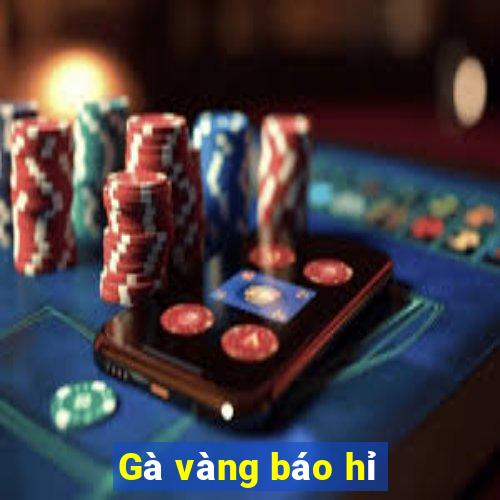 Gà vàng báo hỉ