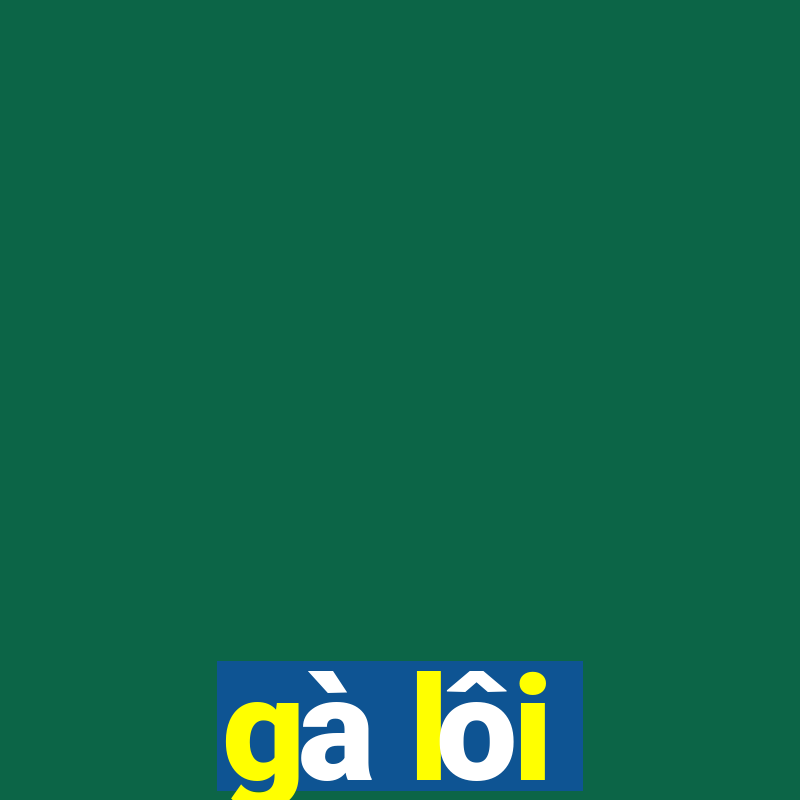 gà lôi