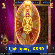 Lịch quay XSND Thứ 5