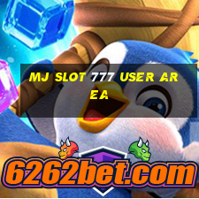 mj slot 777 user area