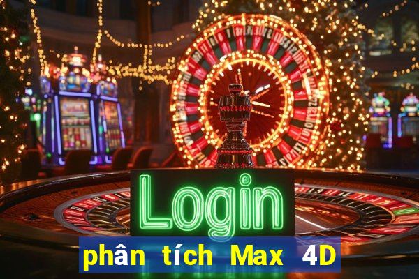 phân tích Max 4D ngày 1