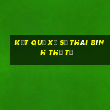 Kết quả xổ số thái bình thứ tư