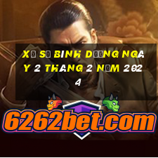 xổ số bình dương ngày 2 tháng 2 năm 2024