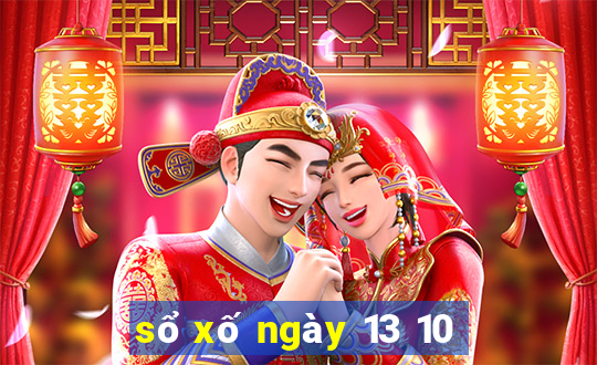 sổ xố ngày 13 10