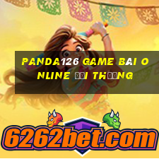 Panda126 Game Bài Online Đổi Thưởng