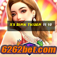 xs binh thuan 11 10