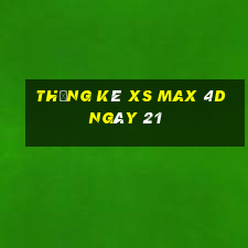 Thống kê XS Max 4D ngày 21