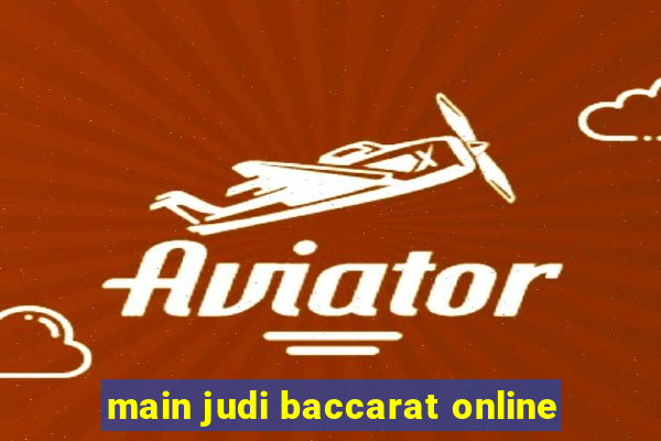 main judi baccarat online