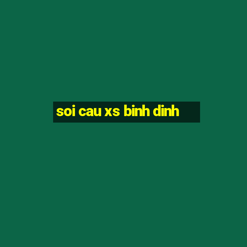 soi cau xs binh dinh