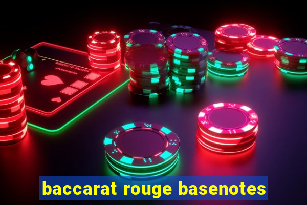 baccarat rouge basenotes