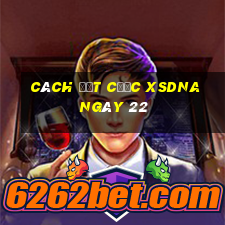 Cách đặt cược XSDNA ngày 22