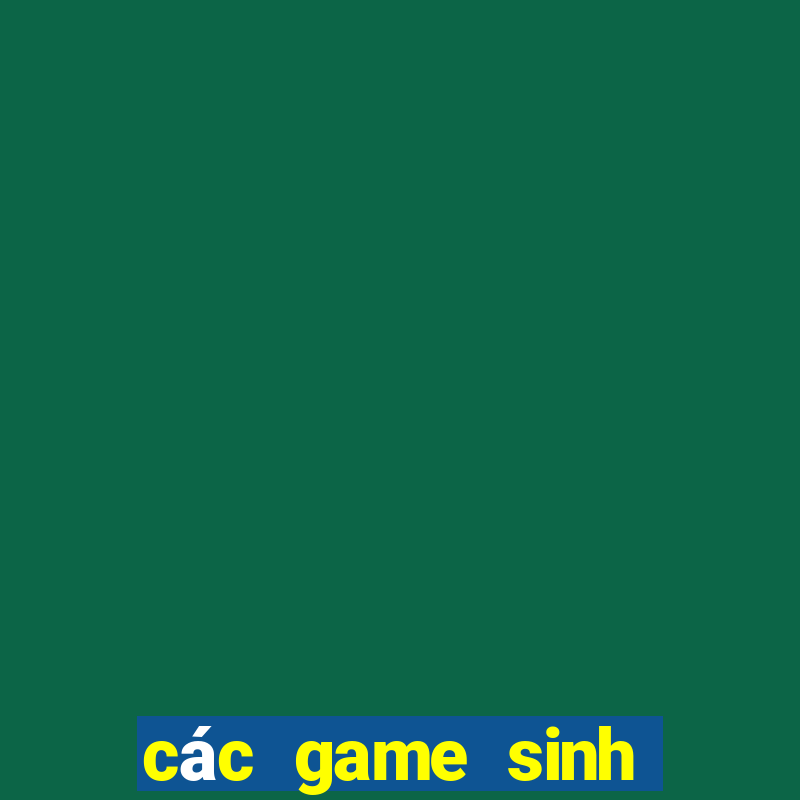 các game sinh tồn hay trên pc