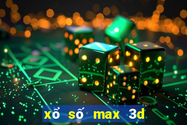 xổ số max 3d thứ tự