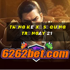 Thống kê Xổ Số quảng trị ngày 21