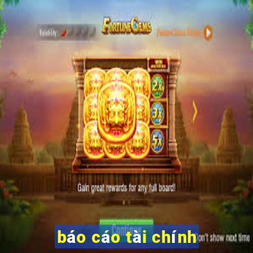 báo cáo tài chính