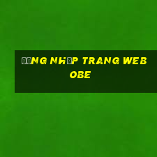 Đăng nhập trang web OBE