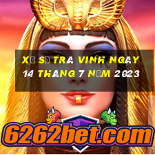 xổ số trà vinh ngày 14 tháng 7 năm 2023