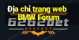 Địa chỉ trang web BMW Forum