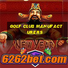 golf club manufacturers