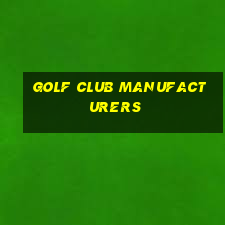 golf club manufacturers