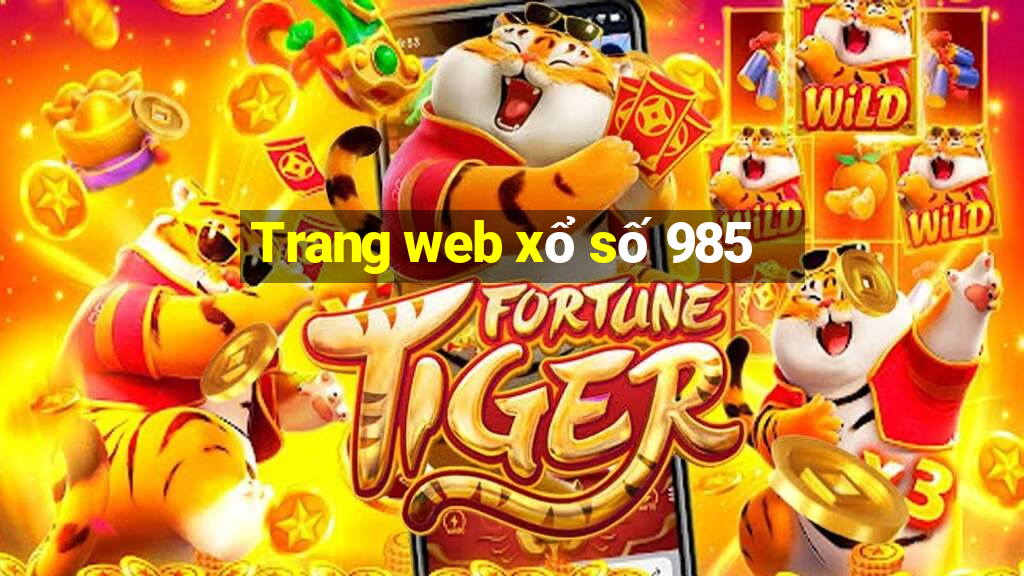 Trang web xổ số 985