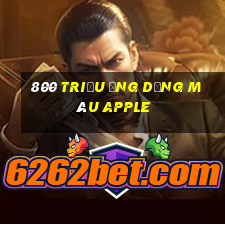 800 triệu ứng dụng màu Apple