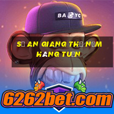 số an giang thứ năm hàng tuần