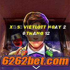 xổ số vietlott ngày 20 tháng 12