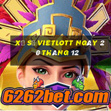 xổ số vietlott ngày 20 tháng 12