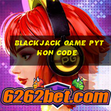 blackjack game python code