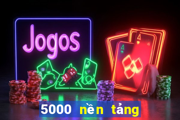 5000 nền tảng đặt cược màu