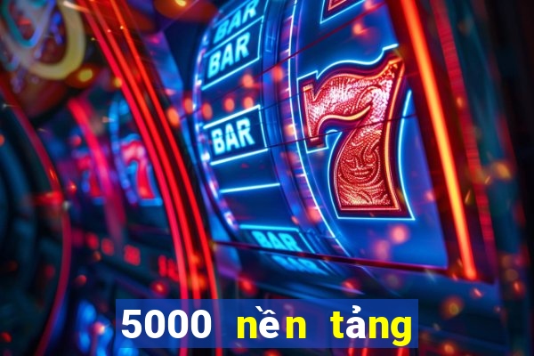 5000 nền tảng đặt cược màu