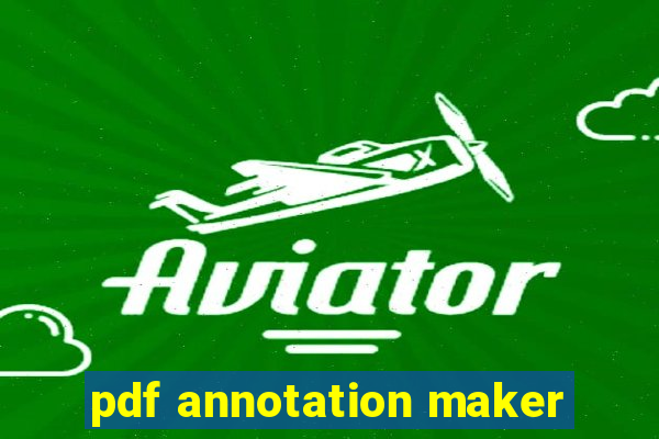 pdf annotation maker