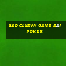 Sao Clubvn Game Bài Poker