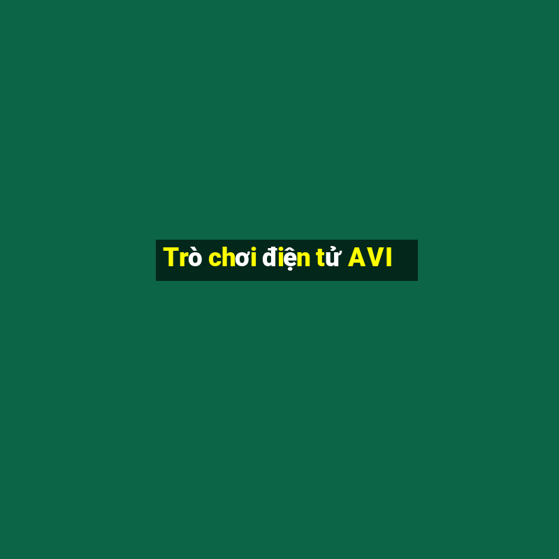 Trò chơi điện tử AVI