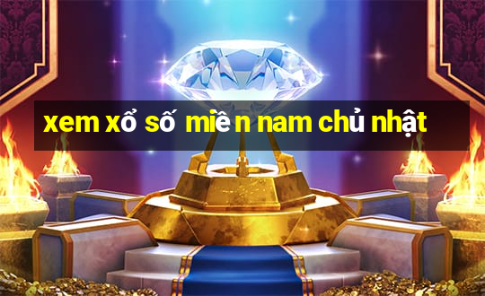 xem xổ số miền nam chủ nhật