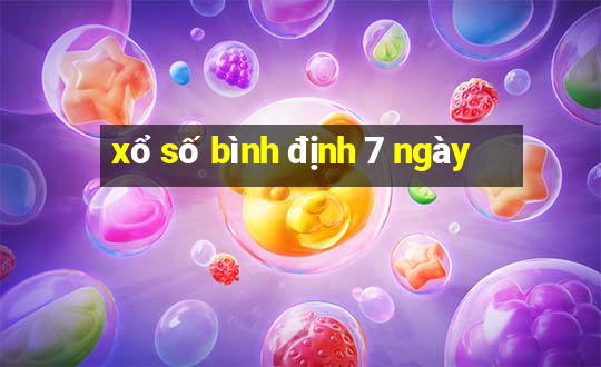 xổ số bình định 7 ngày