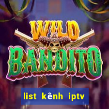 list kênh iptv mới nhất