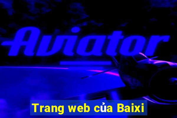 Trang web của Baixi