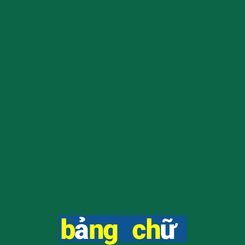 bảng chữ tiếng thái