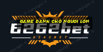 game danh cho nguoi lon