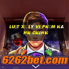 luật xử lý vi phạm hành chính