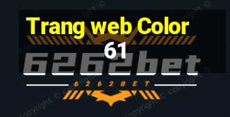 Trang web Color 61