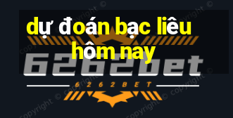 dự đoán bạc liêu hôm nay