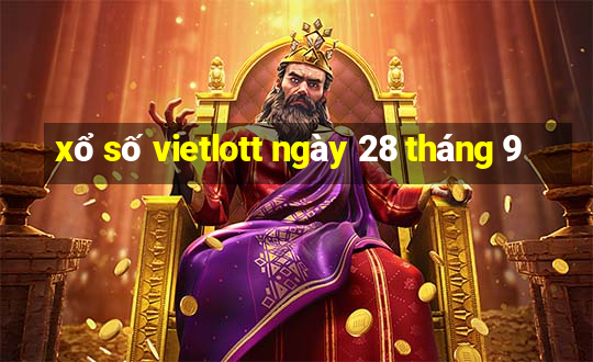 xổ số vietlott ngày 28 tháng 9